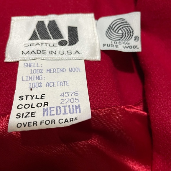 Vintage oversized wool coat - Picture 4 of 6